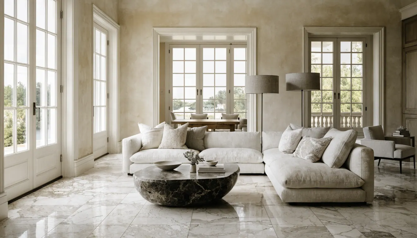 Clear clutter from counters and floors