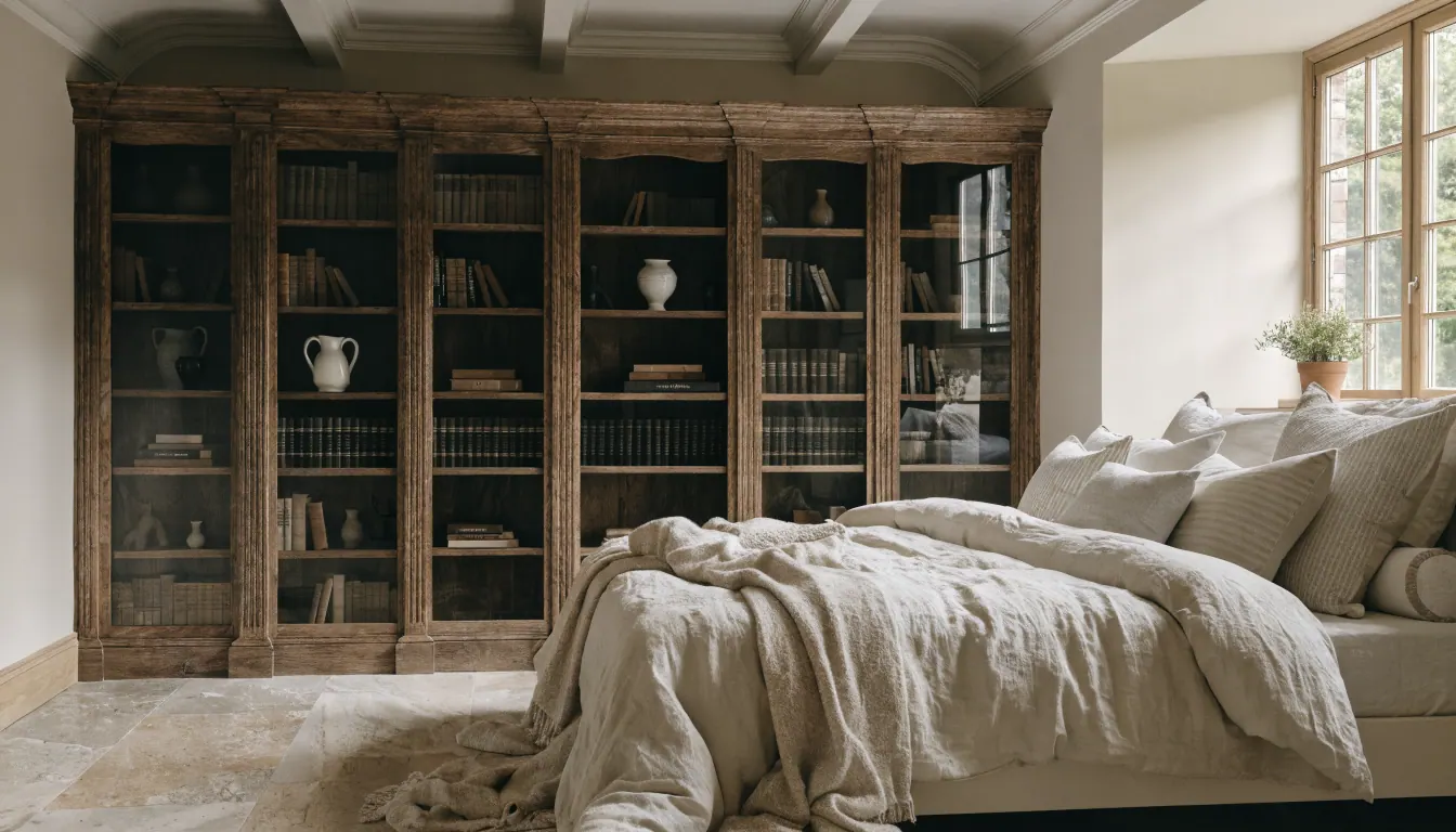 Test a new bed, rug, and lighting layout