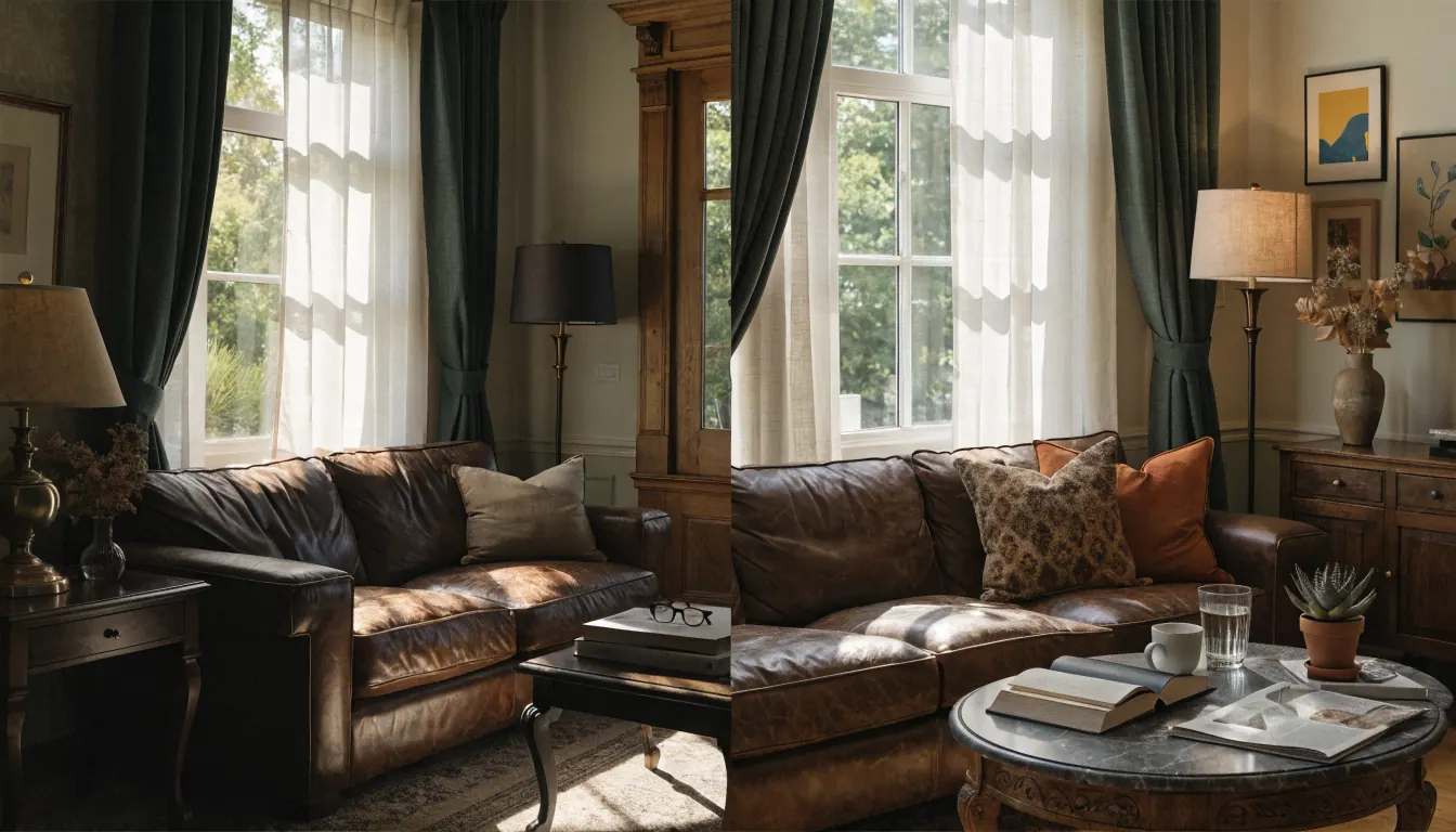 Restyle one room from a single photo
